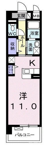 シカタシャンブレットIの間取り