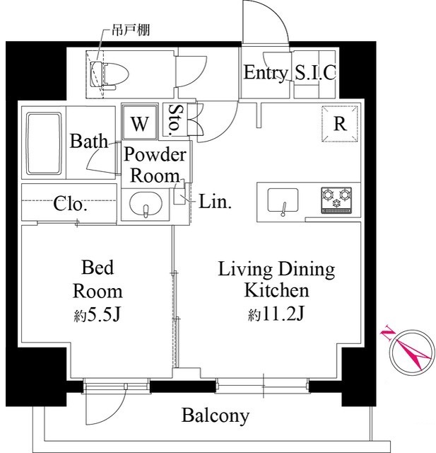 グランパセオ銀座築地の間取り