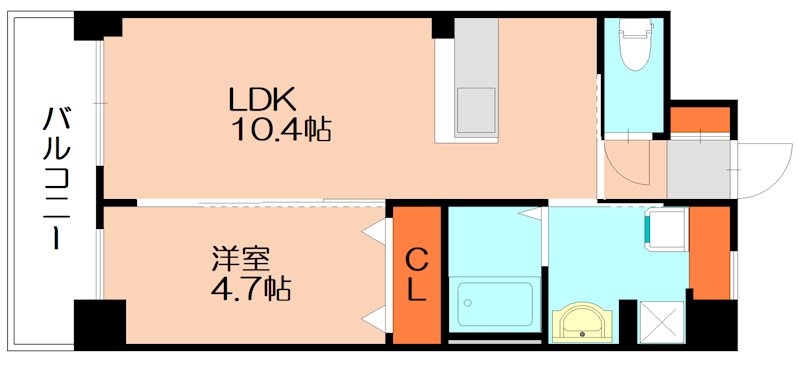 ニューガイア博多東の間取り