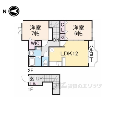 コモドビラ１の間取り