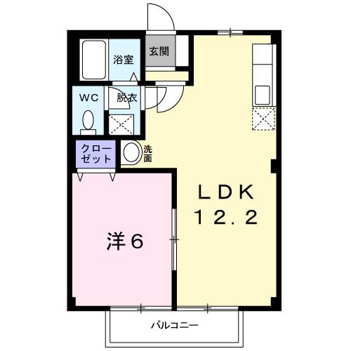 タウンコーポ８１の間取り