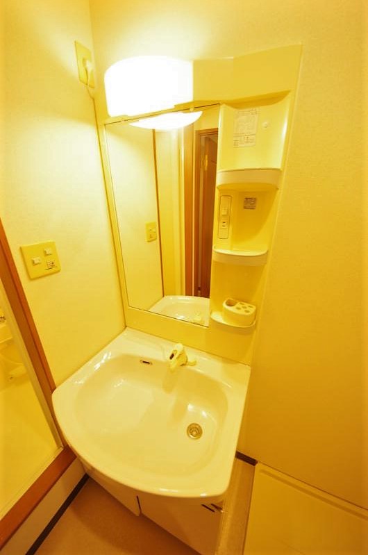 洗面設備　独立洗面化粧台が付いています