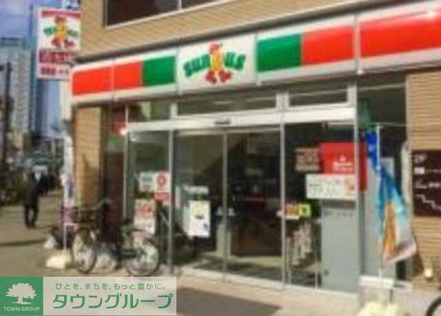 コンビニ　サンクス墨田江東橋四丁目店（コンビニ）まで396m