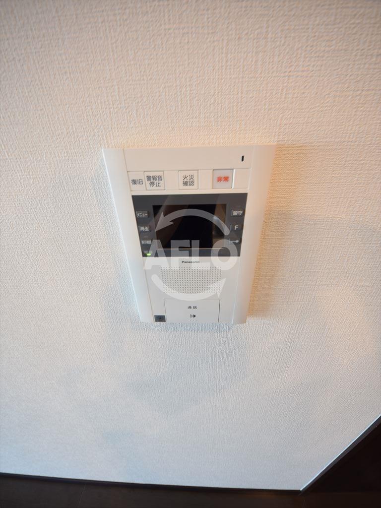 セキュリティ　プレサンスタワー難波WEST　ＴＶ付きモニターフォン