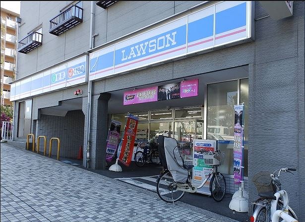コンビニ　ローソン佃二丁目店（コンビニ）まで404m