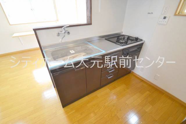 キッチン　3口コンロのカウンターキッチン☆