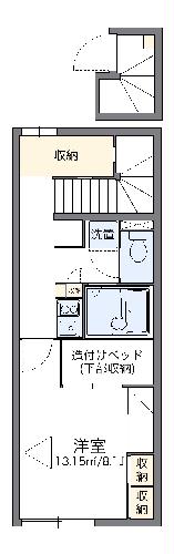 レオパレスイナバウアー２００６の間取り