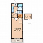 リトルシャトー上杉の間取り