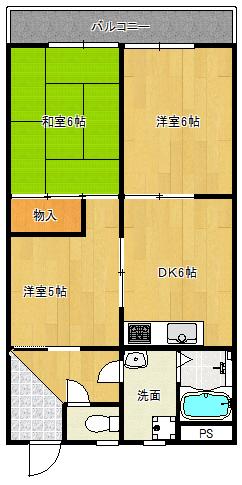 パールレイク廣田の間取り