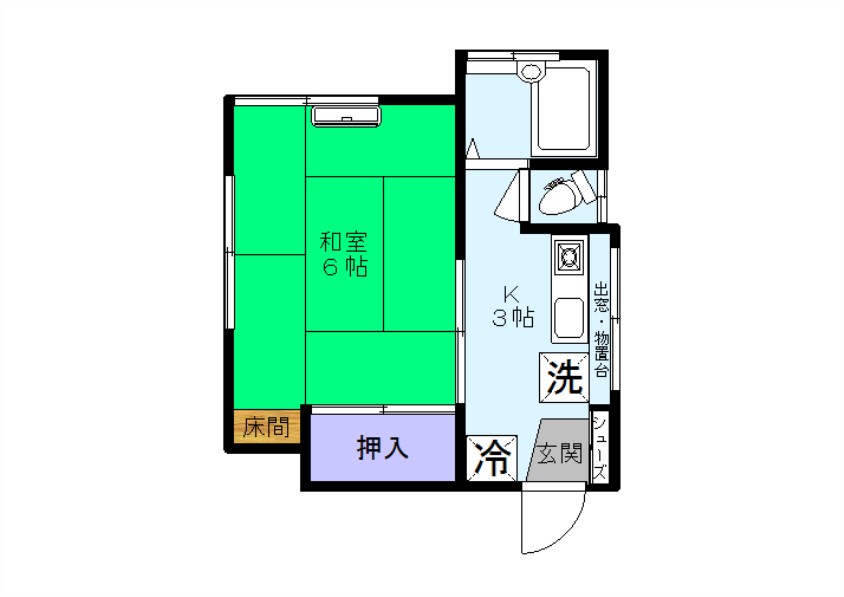 清風荘の間取り