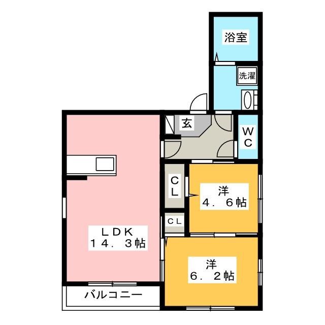 グランヴィア金町IIの間取り