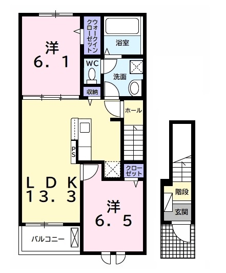 ローズグラスIIの間取り