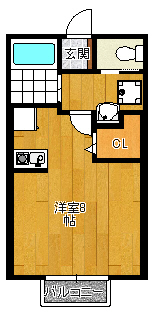 アメニティ東金Iの間取り