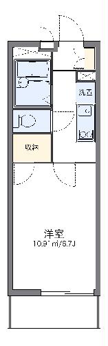 レオパレス三井田IIの間取り