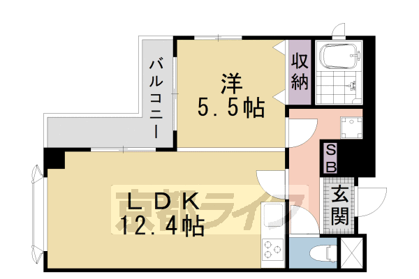 ロイヤルコート柳馬場の間取り