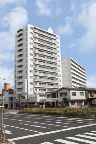 広島県広島市中区西白島町の賃貸マンションの外観