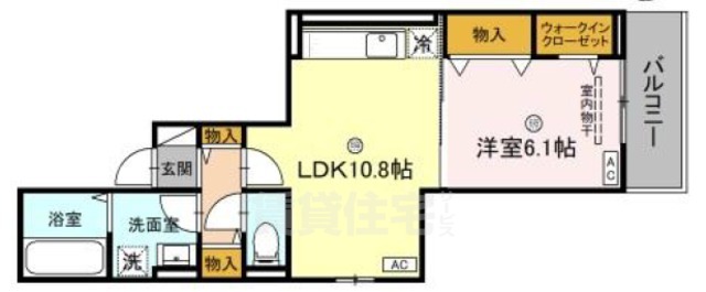 アリビオ立花の間取り