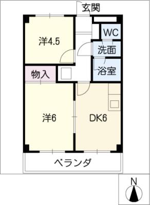 落合マンションの間取り