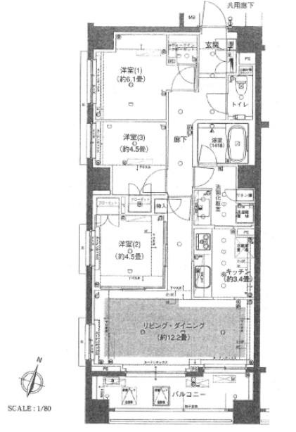 パークハウス練馬春日町の間取り