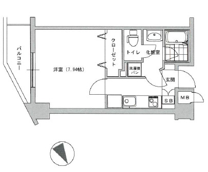 ネオパレス南茨木の間取り