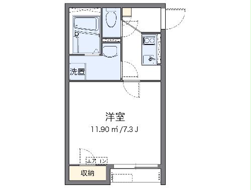 クレイノＢＲＯＯＫの間取り