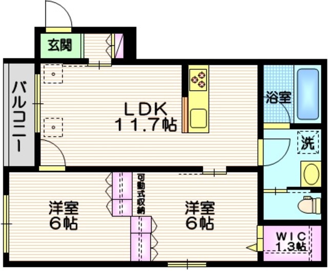 ＧＲＡＮＤ　ＰＡＬＡＩＳ　ＯＫＵＳＡＷＡの間取り