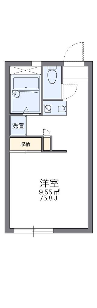 レオパレスＭ－４７の間取り