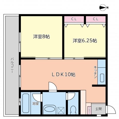 公園通り大須賀の間取り