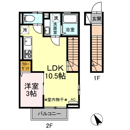 ラポーム3の間取り