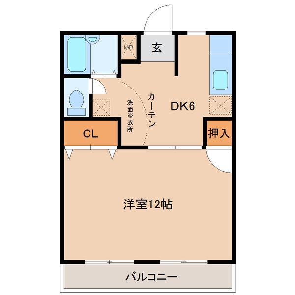 リベラKの間取り