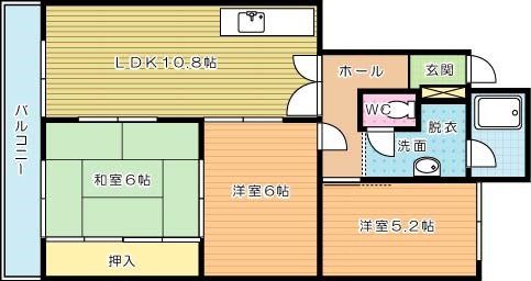 メゾン若園の間取り