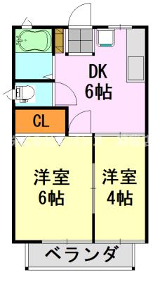 やまだコーポの間取り