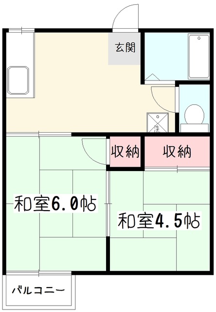 サニーコーポの間取り