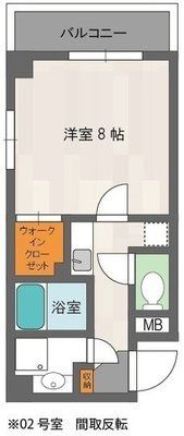 【伊丹市中央のマンションの間取り】