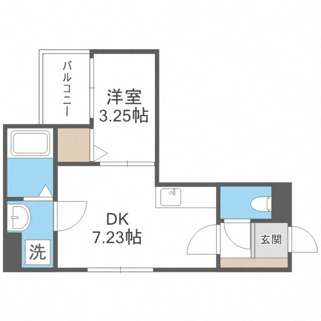 Ｇ－ｐｌａｃｅ大濠ＩＩの間取り