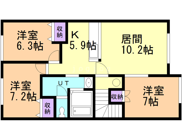 しべつマンションの間取り