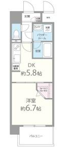 カンナビーノ　3Fの間取り