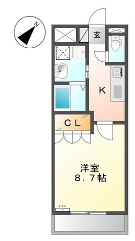 コンフォール神奈川の間取り