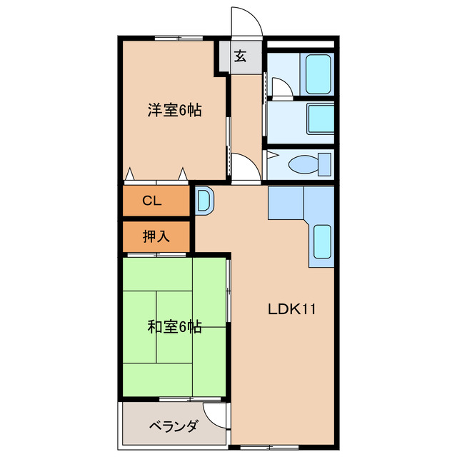 マンションエクセルの間取り