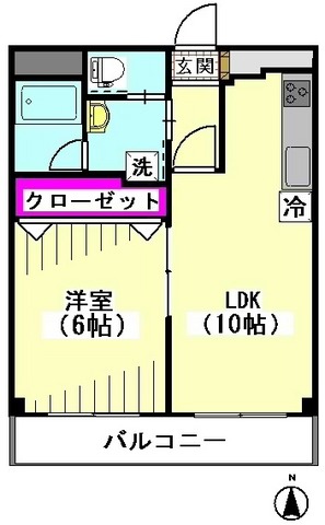 エーワンハイムの間取り