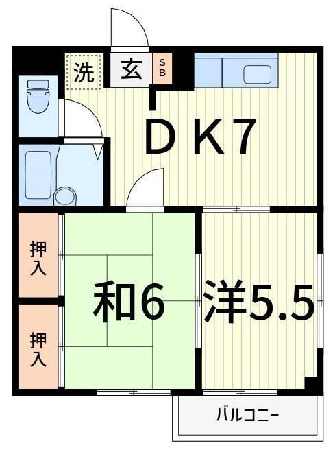 エステートピア細田の間取り