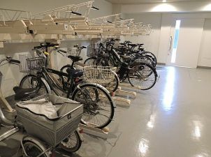 【中央区勝どきのマンションの駐車場】