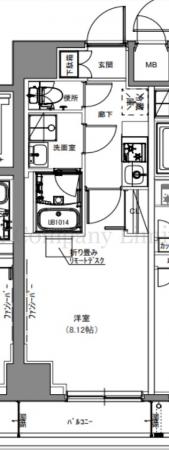 S-RESIDENCE両国緑の間取り