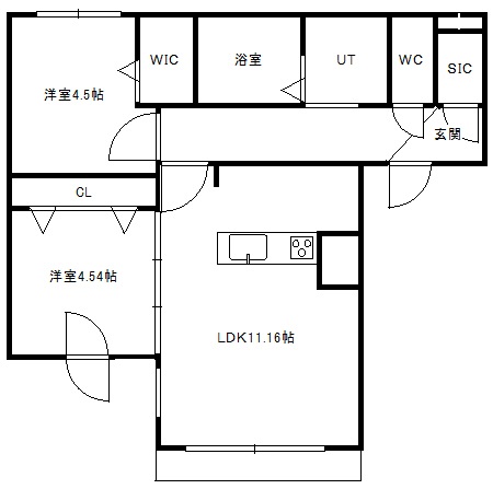 ES711の間取り