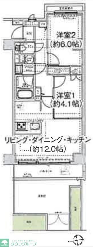 エルフォルテ東日暮里の間取り