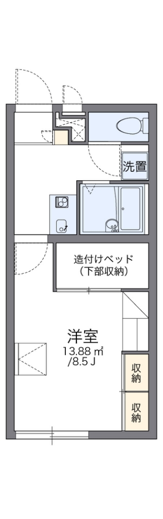 レオパレス桂川の間取り