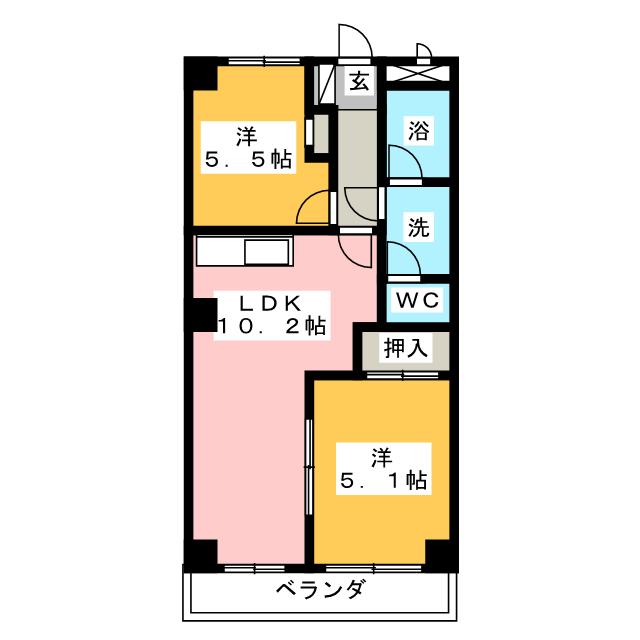 【ザ・ロイヤルの間取り】