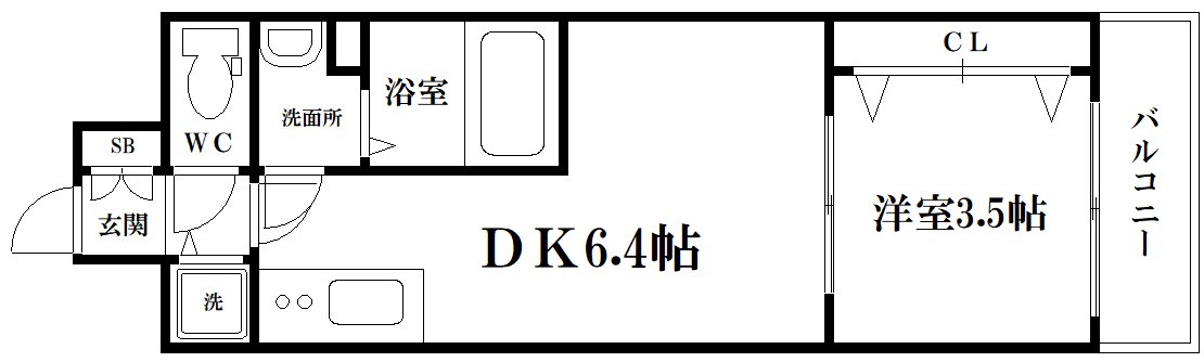 エスリードレジデンス都島デュオの間取り