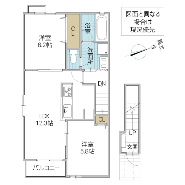 グリーンハウスE Iの間取り