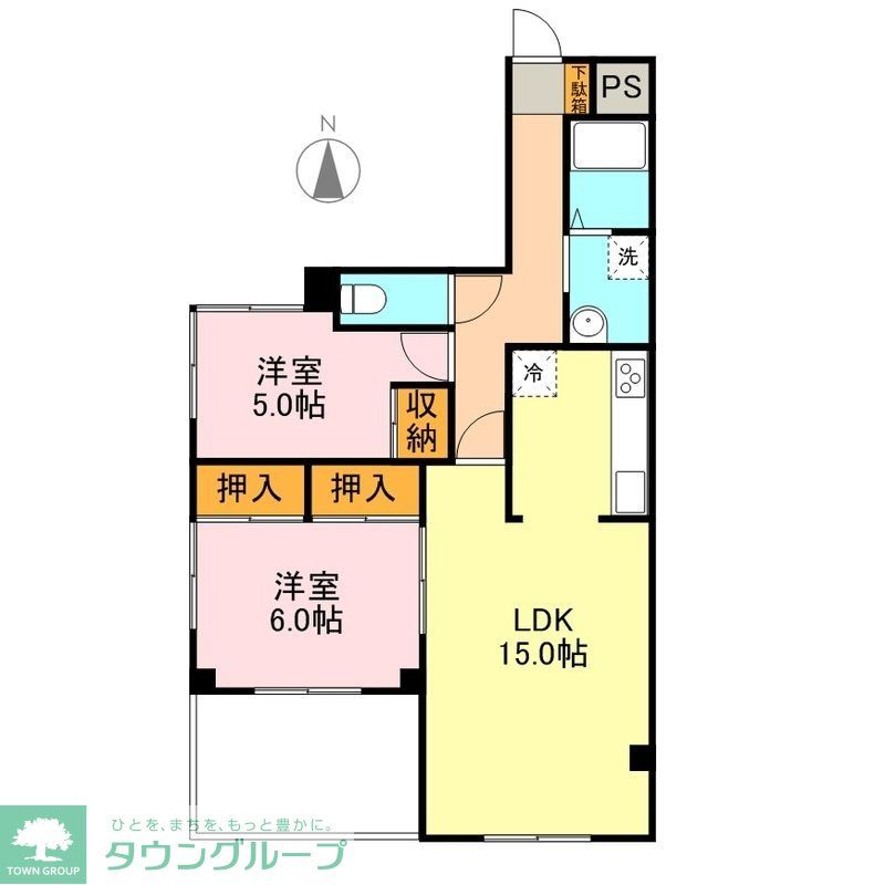 我孫子市柴崎台のマンションの間取り